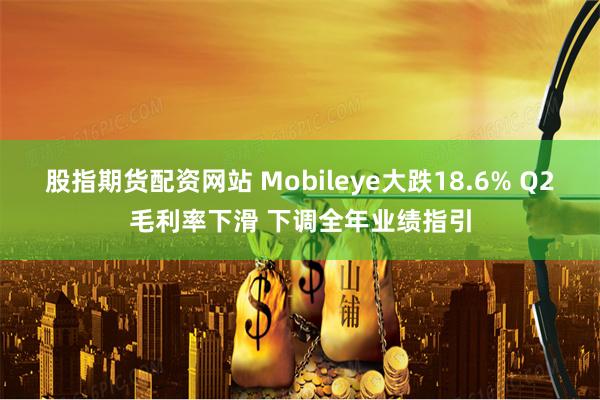 股指期货配资网站 Mobileye大跌18.6% Q2毛利率下滑 下调全年业绩指引