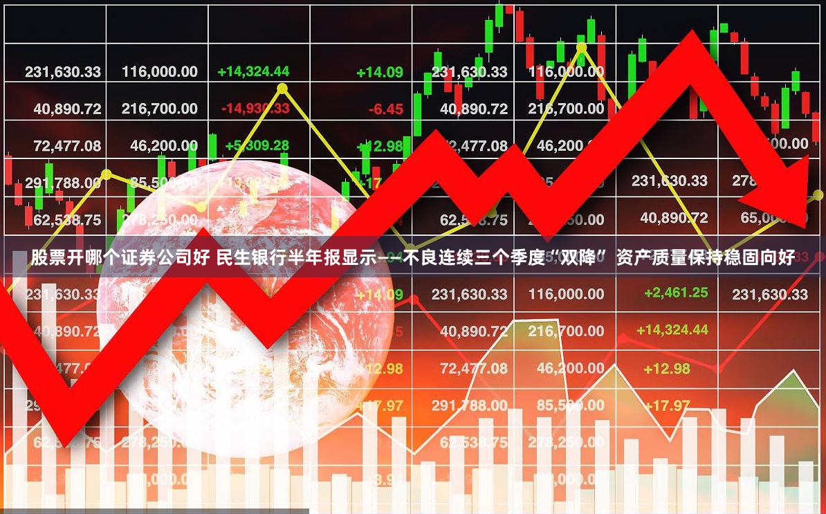 股票开哪个证券公司好 民生银行半年报显示——不良连续三个季度“双降” 资产质量保持稳固向好